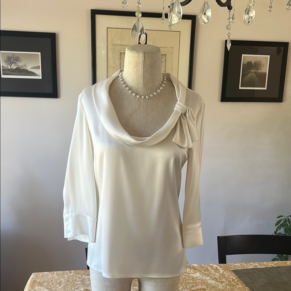 Elegant White Women's Top